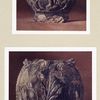 Petit gourde en terre émaillée. H. 135 mm., É. 65 mm.; Vase en terre émaillée. H. 155 mm., D. 138 mm. (Chine. Dynastie Tang)