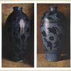 Vase en terre émaillée. H. 330 mm., D. 154 mm. (Chine. Dynastie Soung); Vase en terre émaillée. H. 360 mm., D. 170 mm. (Chine. Dynastie Soung)