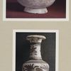 Bol en terre émaillée. H. 89 mm., D. 122 mm. (Chine. Dynastie Soung); Petit vase en terre émaillée. H. 200 mm., D. 96 mm. (Chine. Dynastie Soung)