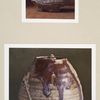Petit vase tripode en terre émaillée. H. 78 mm., D. 85 mm. (Japon. Karatsou, XVI-XVII s.); Mizousashi (vase à eau) en terre émaillée. H. 150 mm., D. 180 mm. (Japon. Karatsou, XVII-XVIII s.)