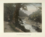 View of Kakehashi, Kisogawa River at Nakasendo