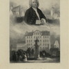 John Sebastian Bach with Views of The St. Thomas's School, Bach's Monument, St. Thomas's Church, & Observatory at Leipzig