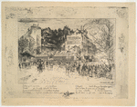 [La Place des Martyrs et la Taverne du Bagne.]