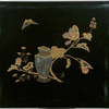 Flower vase and butterfly