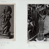 Bali - Sculpture: Monstrous female figure with children (?), wood; Heron, wood
