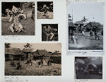 Baris melampahan, Jogja (top left); Baris jangkang at Pelilit, Nusa Penida (top right and bottom left); Baris melampahan, Jansan (bottom right)