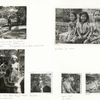 Mukluk, maid in the household of Colin and Jane McPhee, at Sajan, Bali; Children at Selat; Mukluk and Ida Bagus Madé Suwuan, Sajan, ca. 1935-1937; Jane Belo, ca. 1935