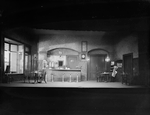 Lyceum Restaurant (Act I and III). Set designed by Cirker & Robbins for "Gods of the lightning" by Maxwell Anderson & Harold Hickerson. NYC: Little Theatre, 1928.