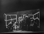 Scene with Louis Wolheim as Robert Smith "Yank" (extreme left, seated).