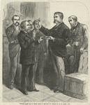 President Arthur fegt vor Richter Brady in New-York ... Septbr. 1881.