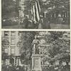 Unveiling the statue of the Late Preseident Arthur [from Illustrated supplement, The Commercial Advertiser].