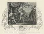 Prince Arthur giving welcome to the Archduke of Austria.