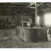 Bar and store fixtures in a finishing room