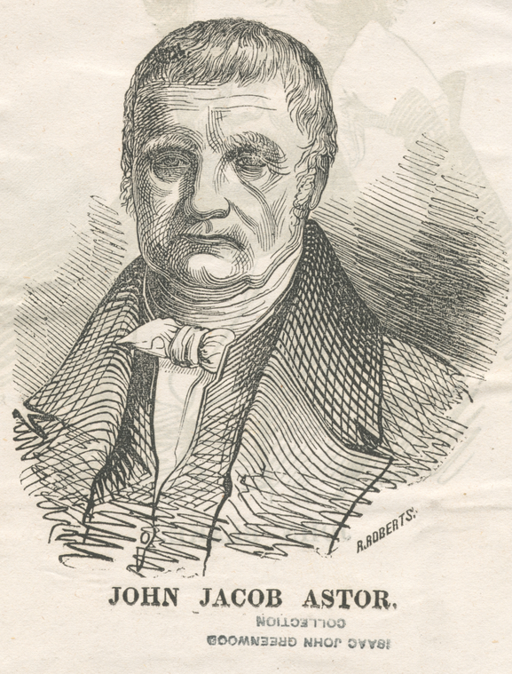 John Jacob Astor [mounted on sheet.] NYPL Digital Collections