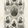 The Union Generals. [C.C. Augur on top 2nd row.]