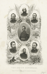 The Union Generals. [C.C. Augur on top 2nd row.]