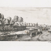 La rivière de Seine et l'angle du mail, à Paris.