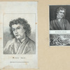 Eugene Aram [a sheet with two portraits].
