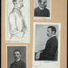 [A sheet with four portraits of William Archer.]