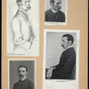 [A sheet with four portraits of William Archer.]