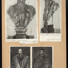 A sheet with seven portraits and busts of Pietro Aretino (front side of the sheet).