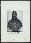 Bronze bust of Aristotle.