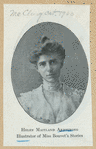 Helen Maitland Armstrong, illustrator of Miss Bouvet's stories.