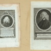 John Armstrong M.D. [a sheet with two portraits].