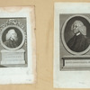 John Armstrong M.D. [a sheet with two portraits].