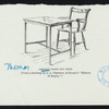 Arnold's table and chair (from a drawing by A. A. Clarence, in Rouse's 'History of Rugby').