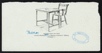 Arnold's table and chair (from a drawing by A. A. Clarence, in Rouse's 'History of Rugby').