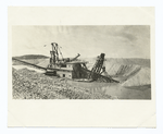 One of the big dredges employed in gold mining in California.
