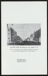 An old view of King St., St. John, N. B. ; It was on this street that Arnold established himself as a merchant during his St. John venture.