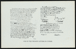 One of the treason letters in cypher.