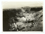 Hydraulic mining in Alaska.