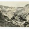 Open pit mining (ore).