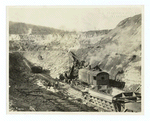 Open pit mining (ore).