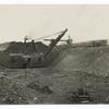 Loading iron ore, open pit mine, 300 ton Marion steam shovel, Missabe Range, Minnesota.