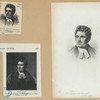Arnold Thomas [a sheet with three portraits].