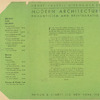 Modern architecture; romanticism and reintegration.