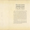 Modern American painters.