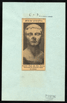 Bust of Augustus : portrait head, the best known, excavated by Professor Spear in Athens [from the New York Times, August 1, 1933].