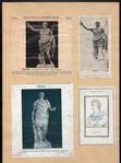 Four illustrations of Augustus, including two of the Prima Porta statue.