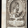 Marc Antonin empereur et philosophe.
