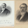 James M. Austin [a sheet with two portraits].