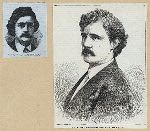 J. M. Bailey, 'The Danbury News Man'. [2 portraits on the front]