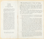 The autobiography of Alice B. Toklas.