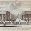 Gezigt uit den Generalen Tuin, te zien op het Theater of Galery naar de uiterfte Paal of Piramide