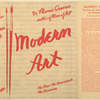 Modern art; the men, the movements, the meaning.
