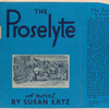 The proselyte, a novel.